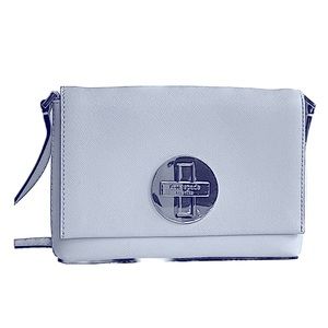 Kate Spade Sally Twist Lock Crossbody, Saffiano Leather, White Cream, Mini
